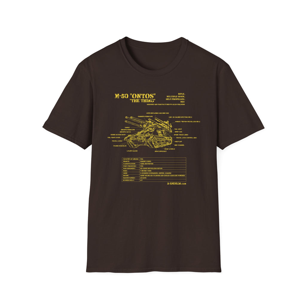 M50 Ontos Schematic T-Shirt