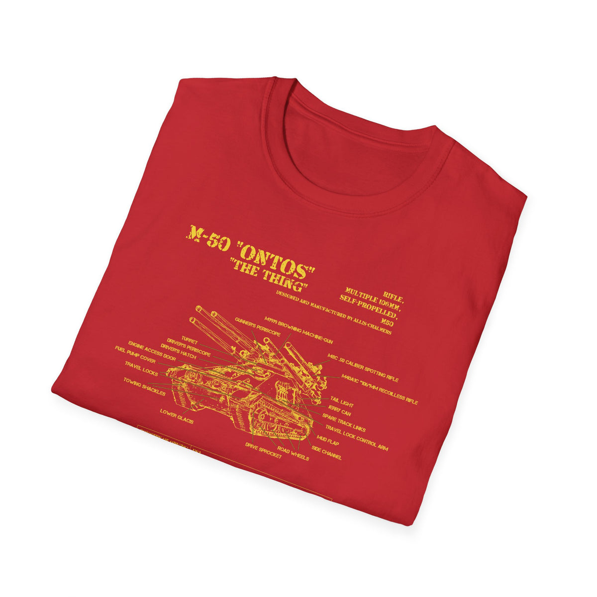 M50 Ontos Schematic T-Shirt