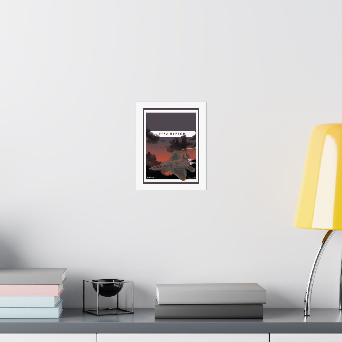 F-22 Raptor Matte Vertical Poster
